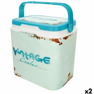 Robuste tragbare Kühlbox Aktive 24 L 37 x 35 x 27 cm Blau (2 Stück)