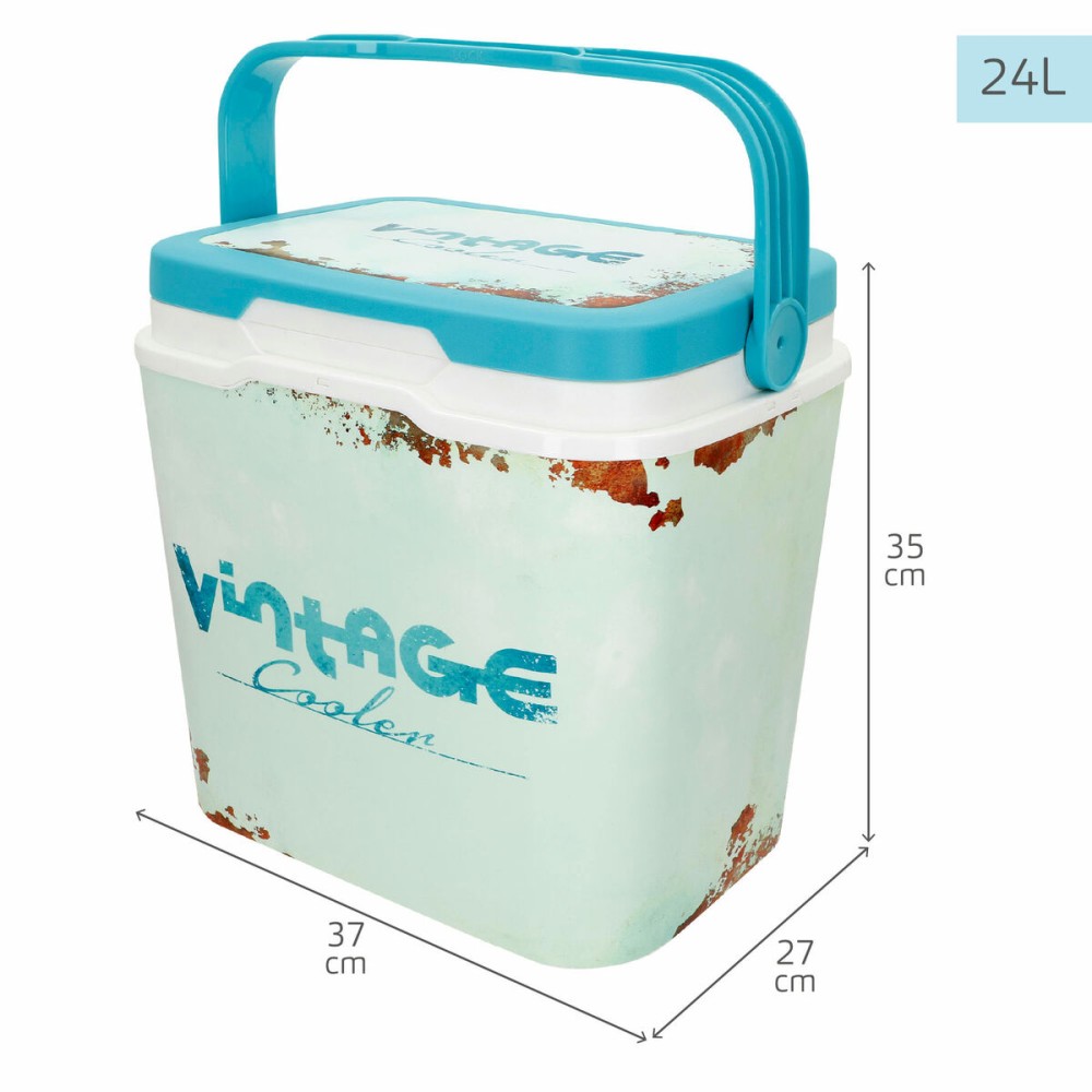 Robuste tragbare Kühlbox Aktive 24 L 37 x 35 x 27 cm Blau (2 Stück)