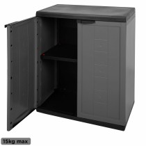 Schrank Curver Dunkelgrau Kunststoff 68 x 87 x 39 cm