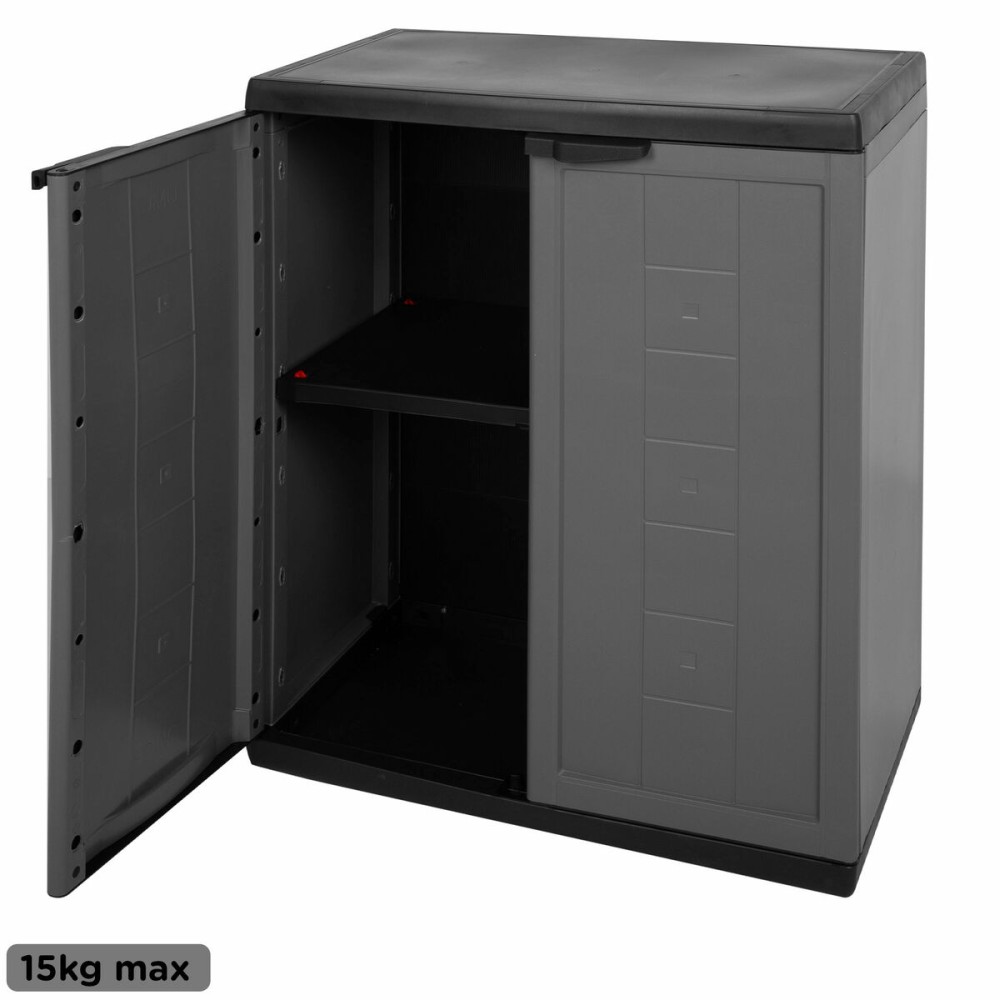 Schrank Curver Dunkelgrau Kunststoff 68 x 87 x 39 cm