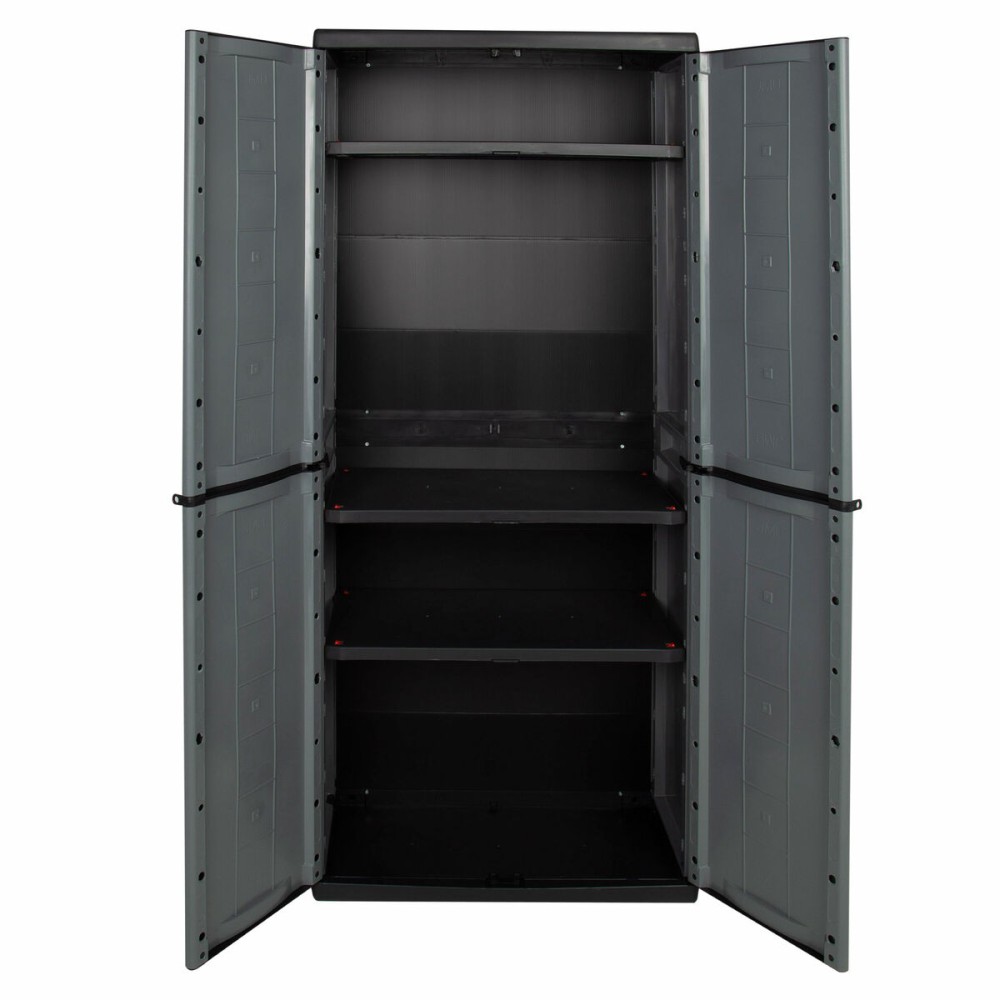 Schrank Curver Dunkelgrau Kunststoff 68 x 166 x 39 cm
