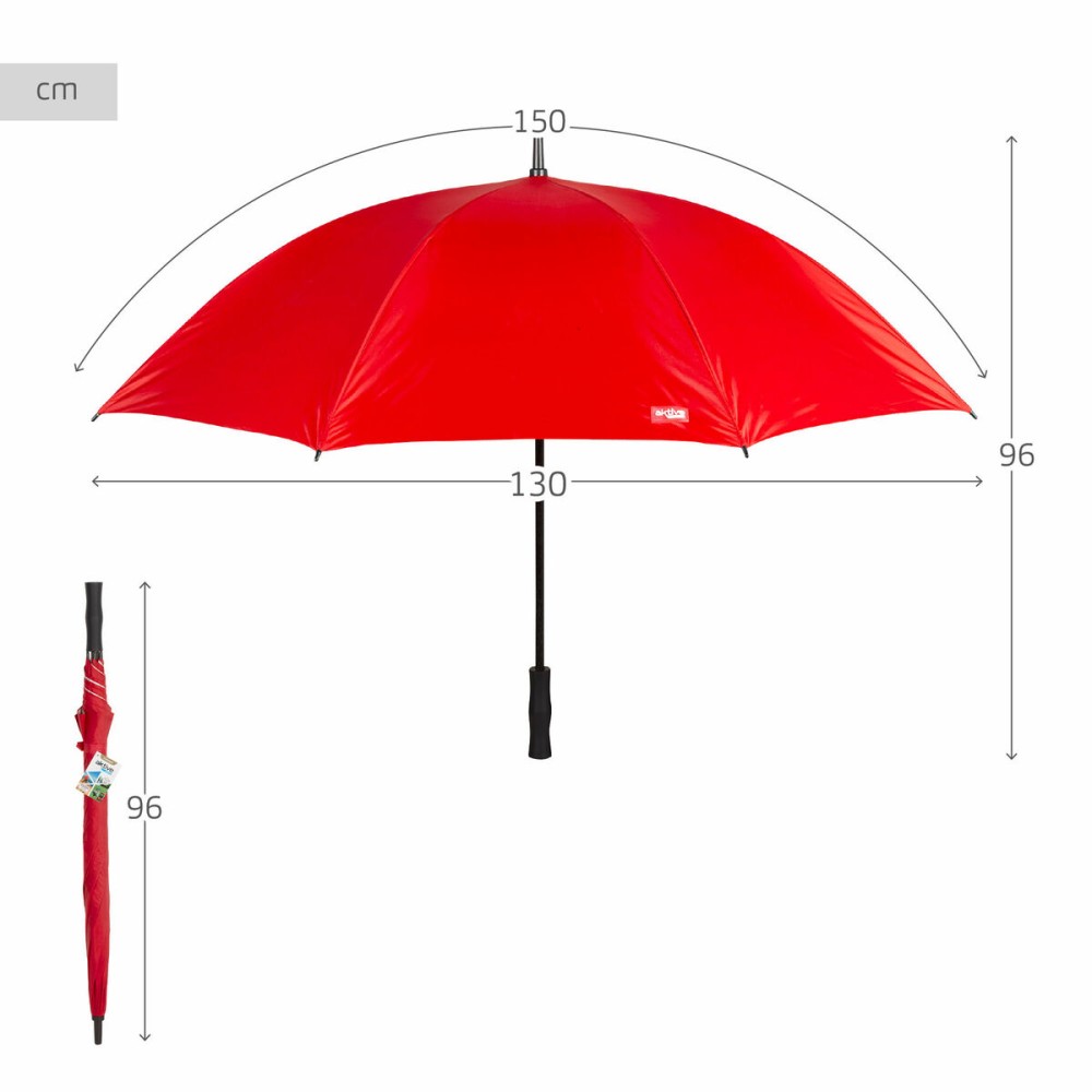 Regenschirm Aktive Rot Ø 150 cm 150 x 96 x 150 cm (6 Stück)