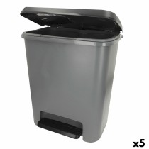 Mülltonne Curver Dunkelgrau Kunststoff 25 L (5 Stück)