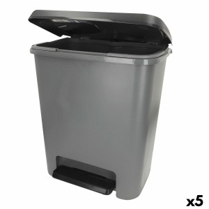 Mülltonne Curver Dunkelgrau Kunststoff 25 L (5 Stück)
