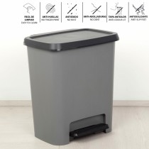 Mülltonne Curver Dunkelgrau Kunststoff 25 L (5 Stück)