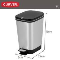Mülltonne Curver Grau Kunststoff 6 L (5 Stück)
