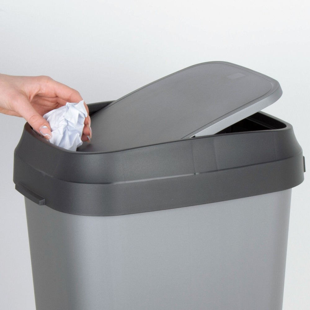 Mülltonne Curver Dunkelgrau Kunststoff 35 L (6 Stück)