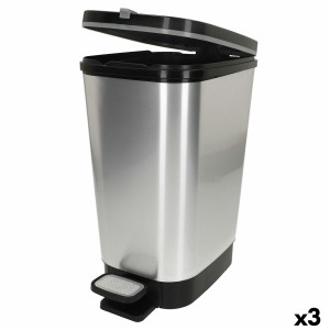 Mülltonne Curver Grau Kunststoff 45 L (3 Stück)