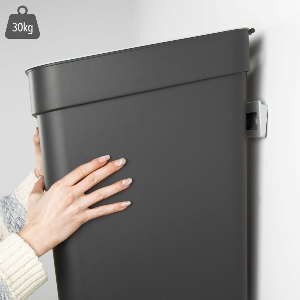 Waste bin Curver Grey Plastic 30 L (6 Units)