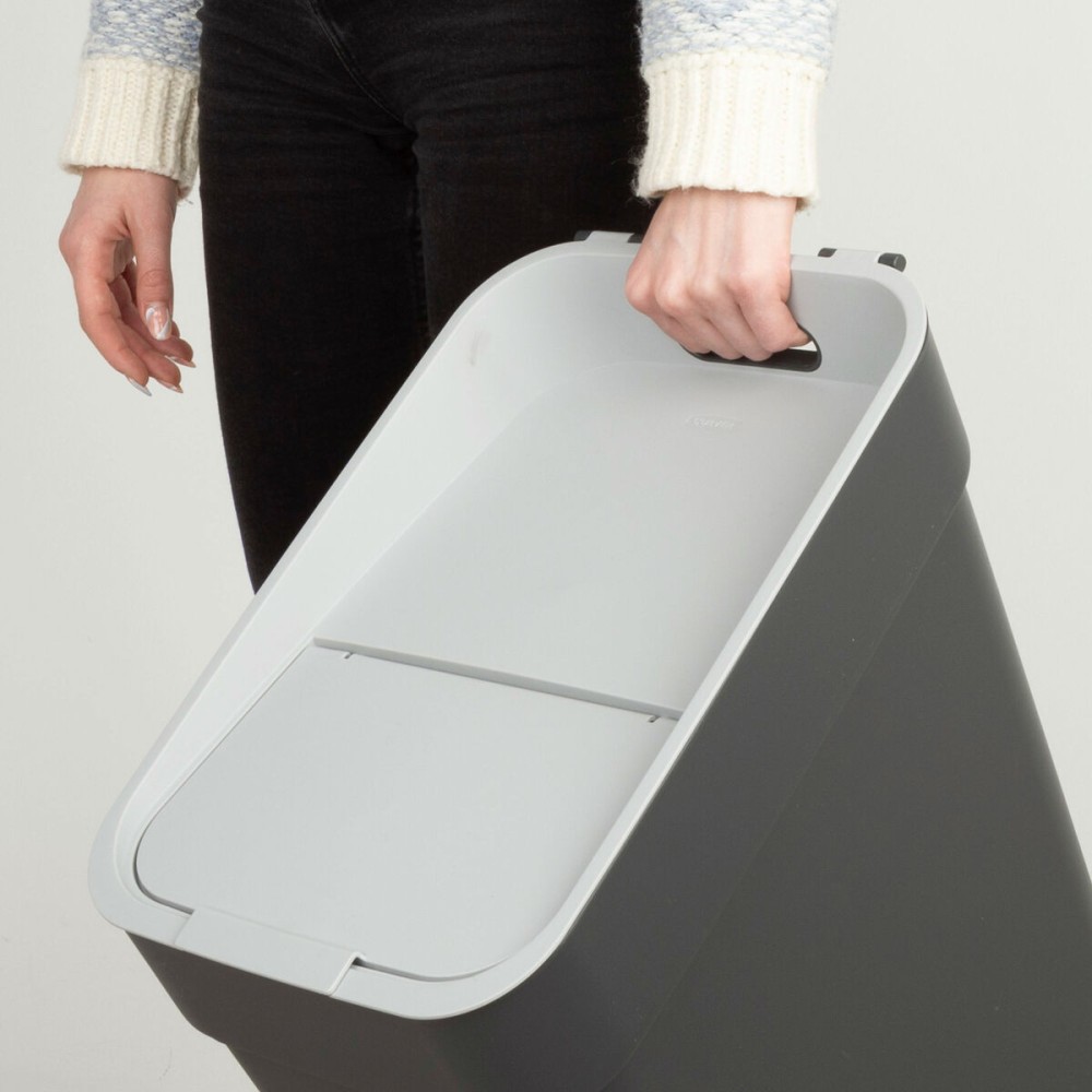 Waste bin Curver Grey Plastic 30 L (6 Units)