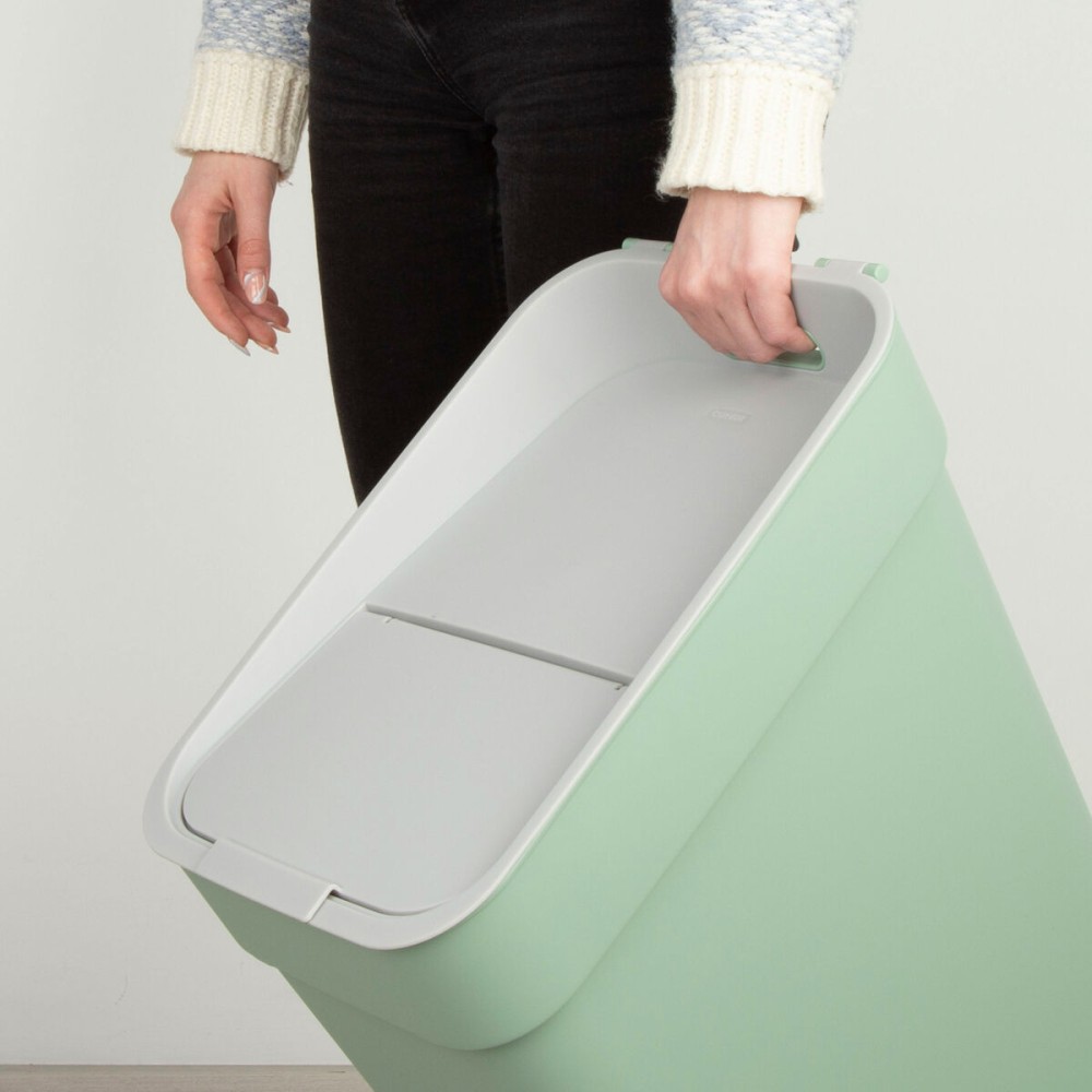 Waste bin Curver Green Plastic 30 L (6 Units)