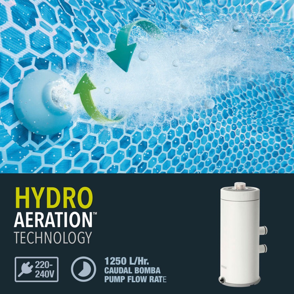 Treatment plant for swimming pool Intex 3785 l/h 4 Units