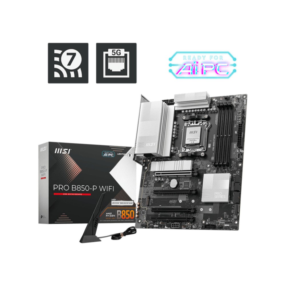 HDMI Kabel MSI PRO B850-P WIFI Intel Wi-Fi 6 AMD AM5