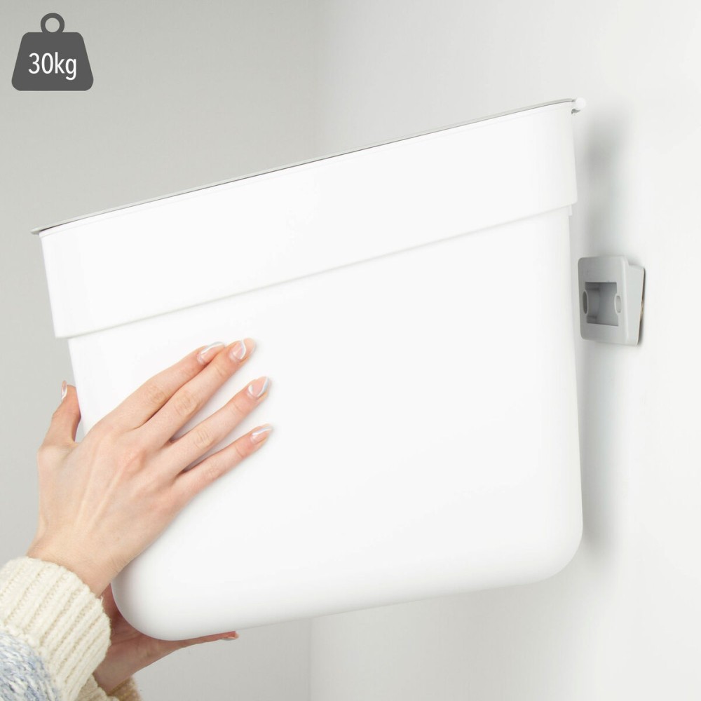 Waste bin Curver White Plastic 20 L (6 Units)