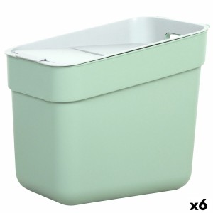 Waste bin Curver Green Plastic 20 L (6 Units)