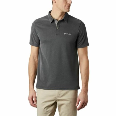 Herren Kurzarm-Poloshirt Columbia Nelson Point™ Schwarz