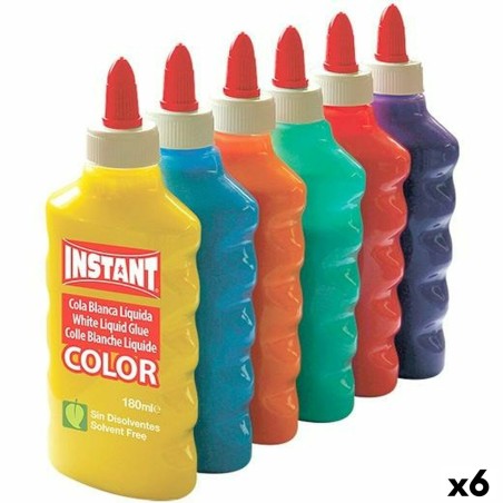 Gel glue Playcolor Instant Multicolour 6 Pieces 180 ml