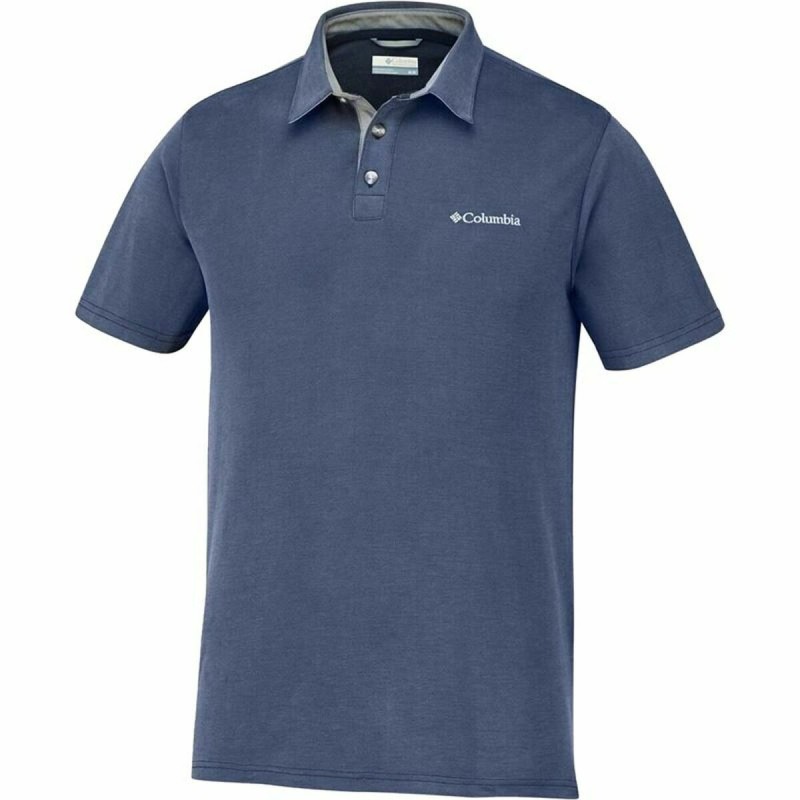 Men’s Short Sleeve Polo Shirt Columbia Nelson Point™ Blue