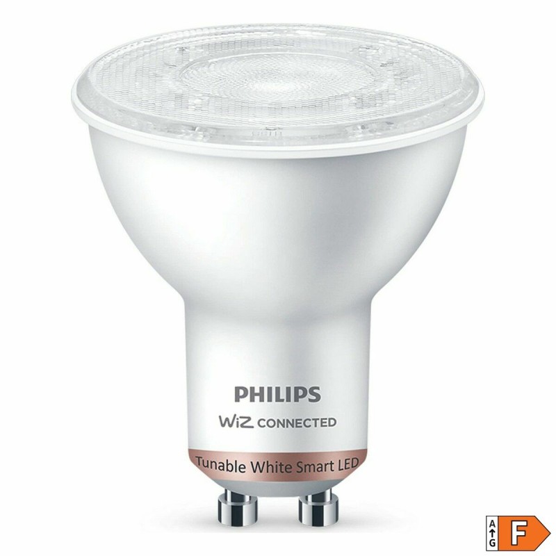 Kaltlicht LED-Glühbirne Philips Wiz Weiß F 4,7 W GU10 345 Lm (2700 K) (2700-6500 K)