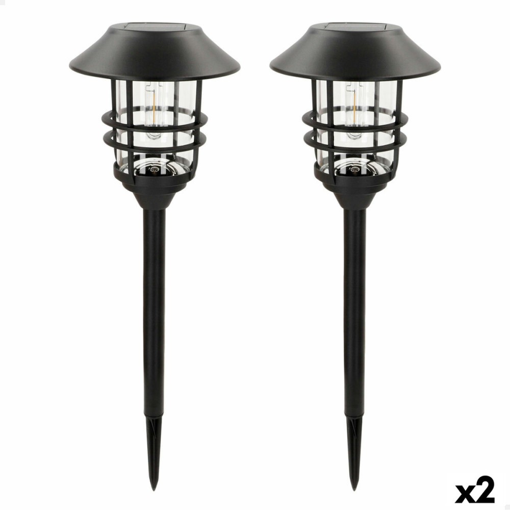 Solar lamp Aktive 17 x 58 x 17 cm (2 Units)