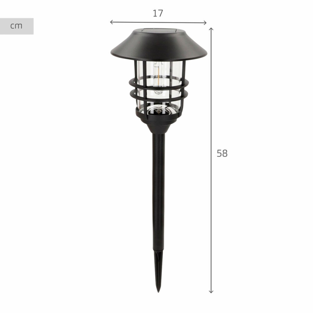 Solar lamp Aktive 17 x 58 x 17 cm (2 Units)