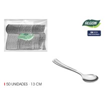Dessert spoon set Algon 13 cm 50 Pieces (18 Units)