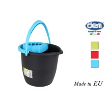 Cleaning bucket Dem Eco 14 L ø 30,5 x 34 x 28 cm (12 Units)