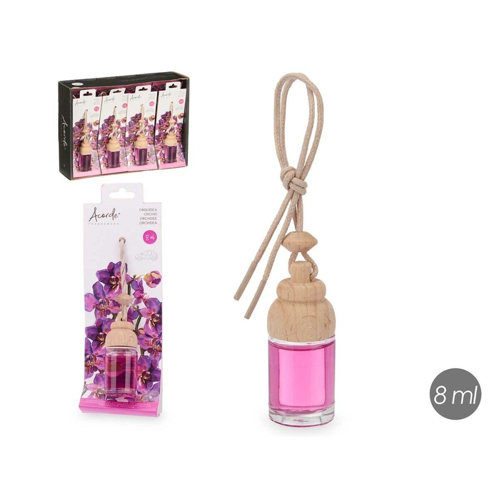 Bamboo toothpicks Acorde 3-D-AR Glass Fragrance Orchid 8 ml (12 Units)