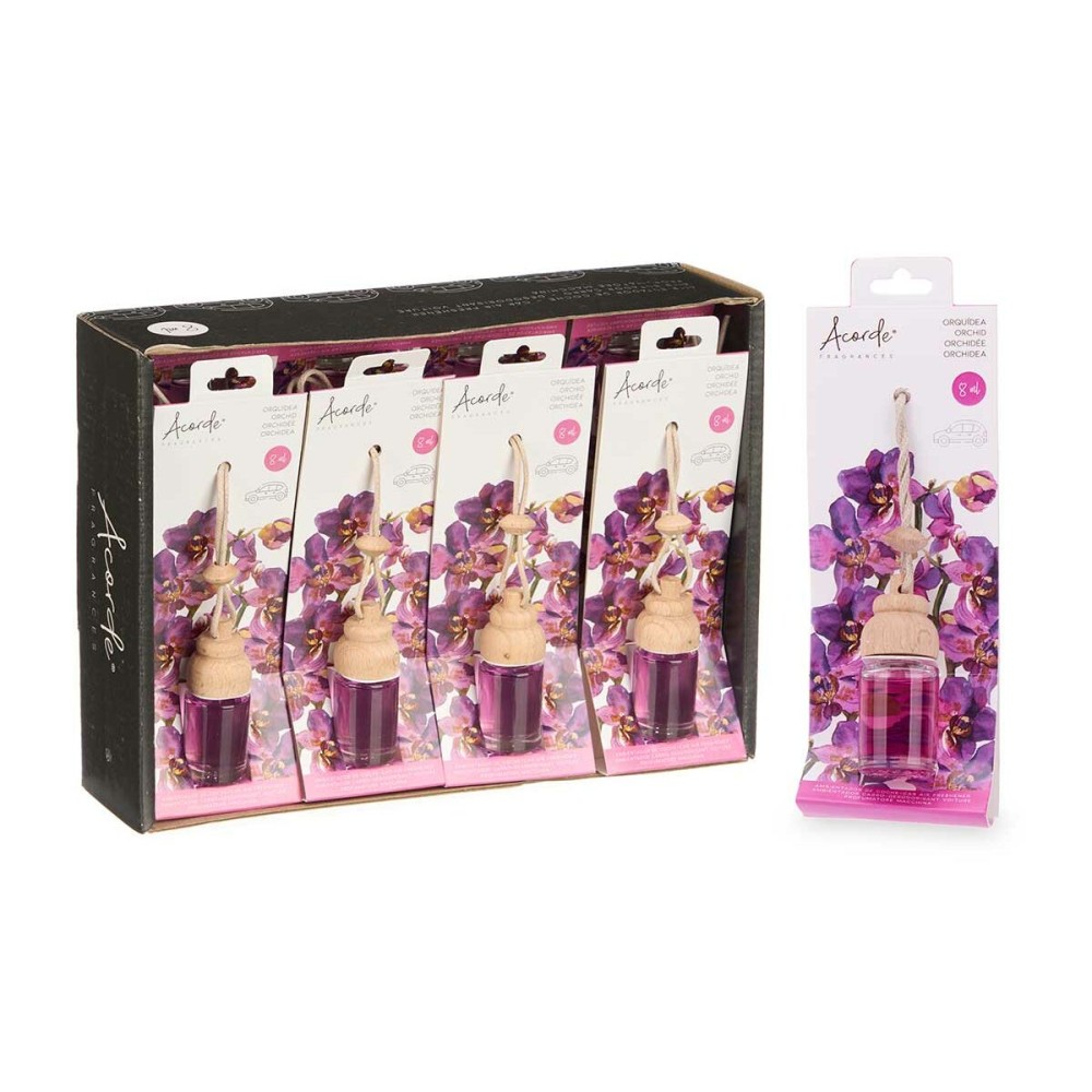 Bamboo toothpicks Acorde 3-D-AR Glass Fragrance Orchid 8 ml (12 Units)