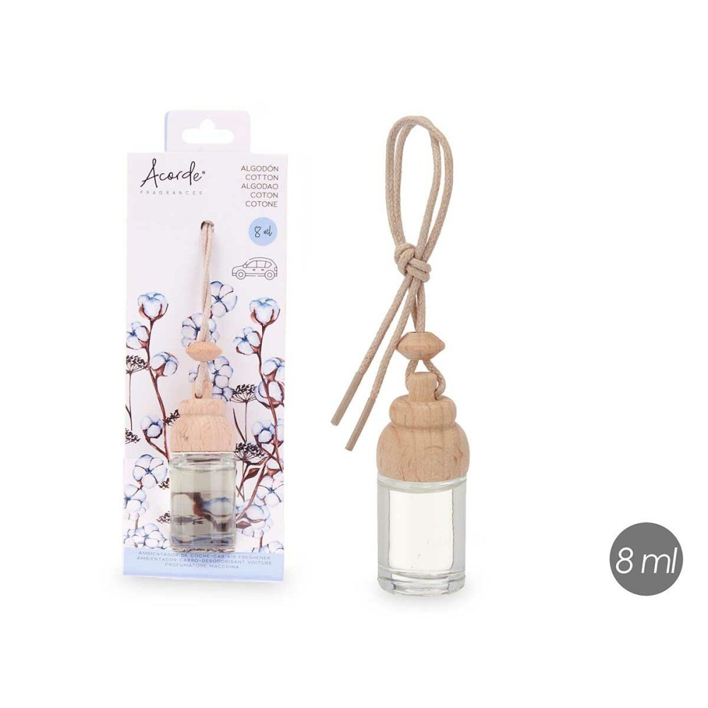 Baguettes en Bambou Acorde 3-G-AR verre Parfum Coton 8 ml (12 Unités)
