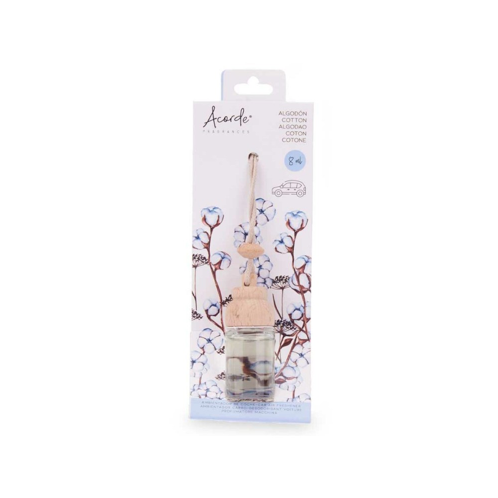 Baguettes en Bambou Acorde 3-G-AR verre Parfum Coton 8 ml (12 Unités)