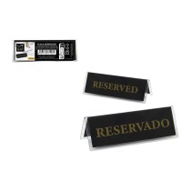 Identifikationsschild My Bar RESERVADO / RESERVED 12 x 4 cm 2 mm 24 Stück