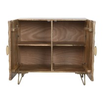 Sideboard Home ESPRIT Golden Natural Metal Mango wood 81 x 45 x 75 cm