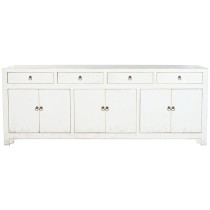 Buffet Home ESPRIT Blanc Bois 220 x 42 x 85 cm