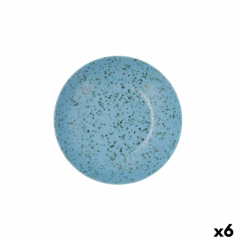 Assiette creuse Ariane Oxide Céramique Bleu (Ø 21 cm) (6 Unités)