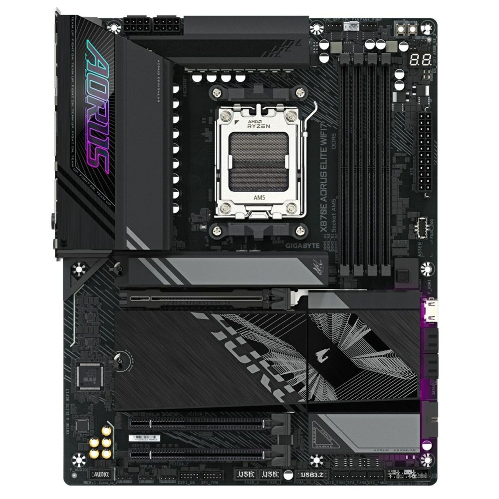 Motherboard Gigabyte X870E AORUS ELITE WIFI7 AMD AM5 AMD X870E
