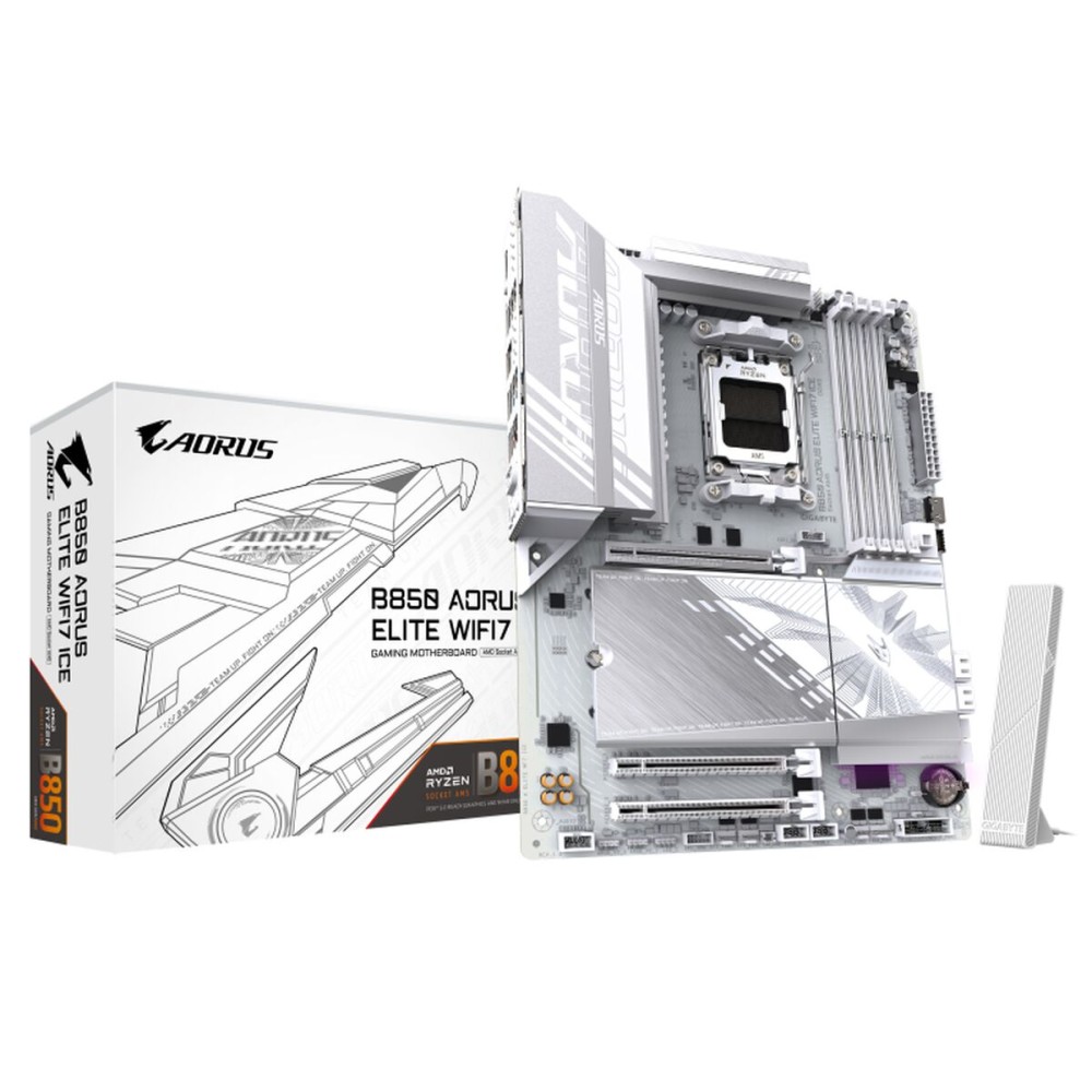Motherboard Gigabyte B850 A ELITE WF7 ICE Intel Wi-Fi 6 AMD AM5