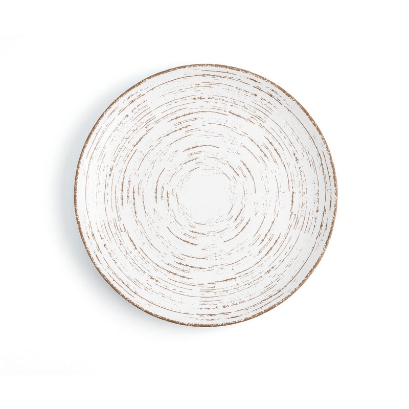 Flat plate Ariane Tornado Ceramic Bicoloured (Ø 27 cm) (6 Units)