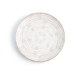 Assiette plate Ariane Tornado Céramique Bicolore (Ø 18 cm) (12 Unités)