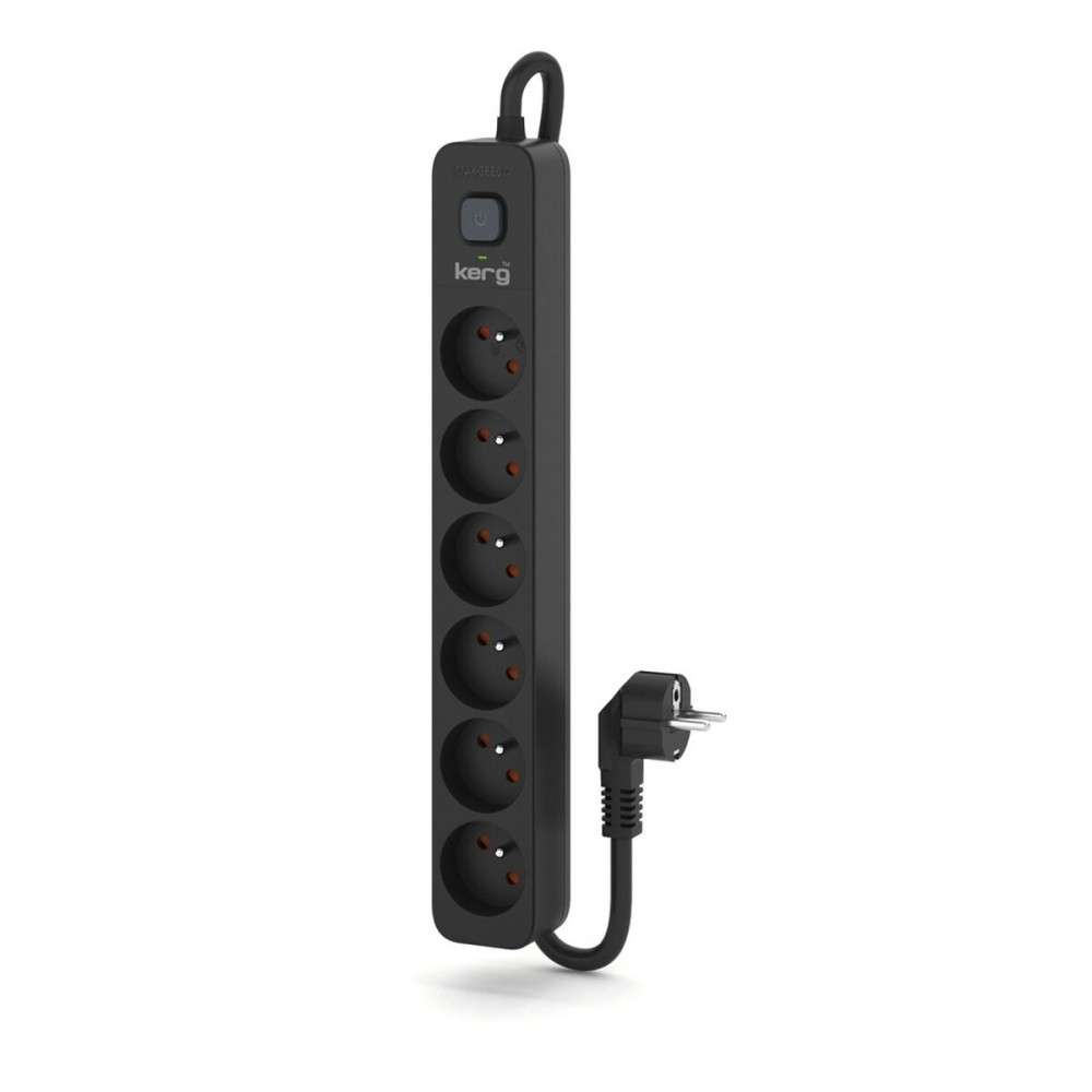 Multiprise 6 Prises avec Interrupteur Kerg M02519 (1,5 m)