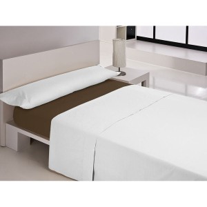 Spannbetttuch Happy Home MIX COLORS Braun Double size 135 x 200 + 30 cm