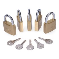 Verrouillage des clés EDM 85245 Laiton 40 x 23 mm (5 Unités)
