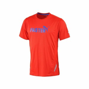 Herren Kurzarm-T-Shirt Puma Graphic 1UP Rot