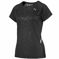 Damen Kurzarm-T-Shirt Puma Graphic Tee Schwarz