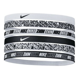 Sport Stirnband Nike Printed Pack6 Schwarz