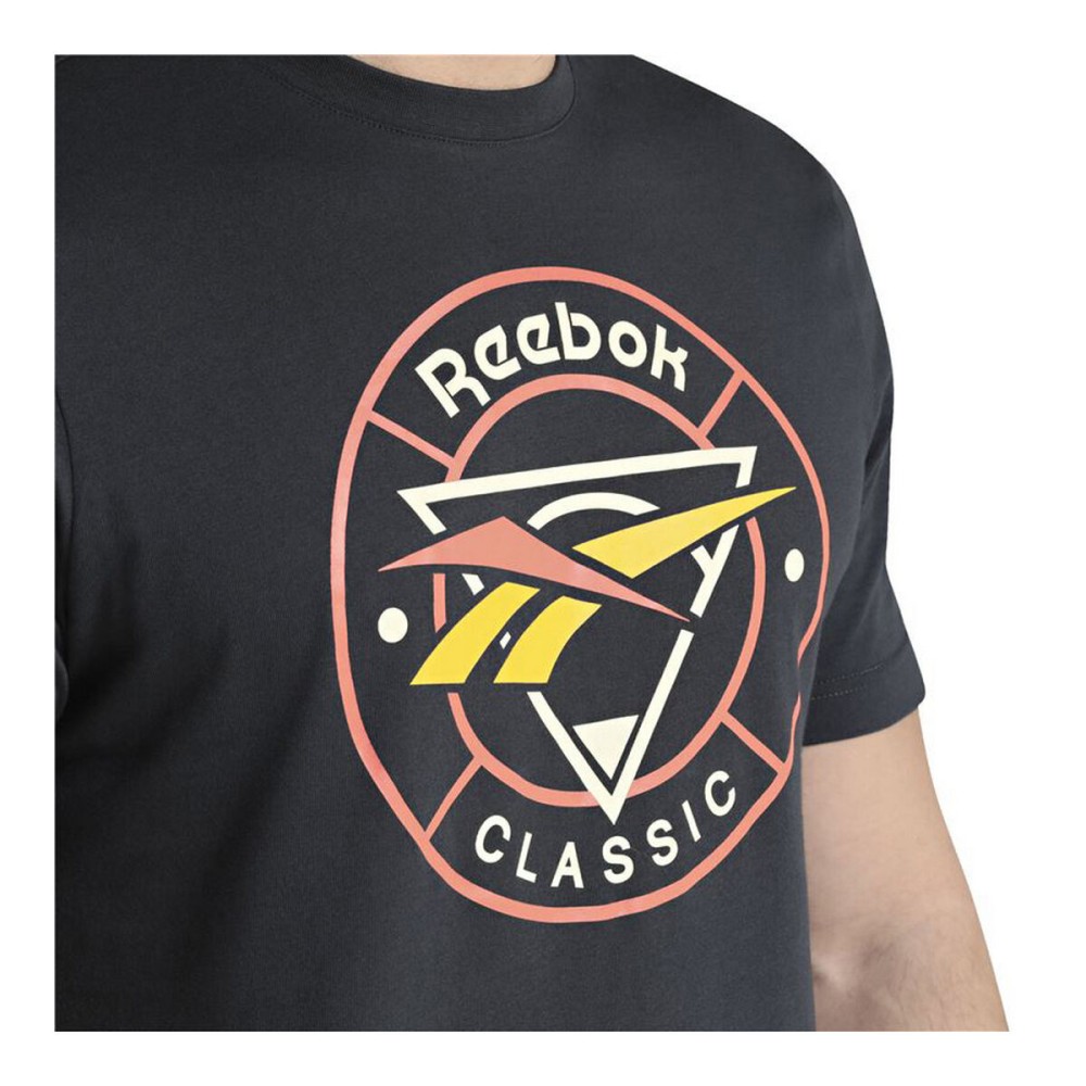 Herren Kurzarm-T-Shirt Reebok Classic Trail Schwarz