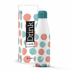 Bouteille Thermique iTotal Dots Blanc Acier inoxydable 500 ml