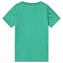 Kurzarm-T-Shirt für Kinder Converse Stripe Star Chevron grün