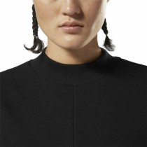 Women’s Sweatshirt without Hood Reebok Supply Crew Black