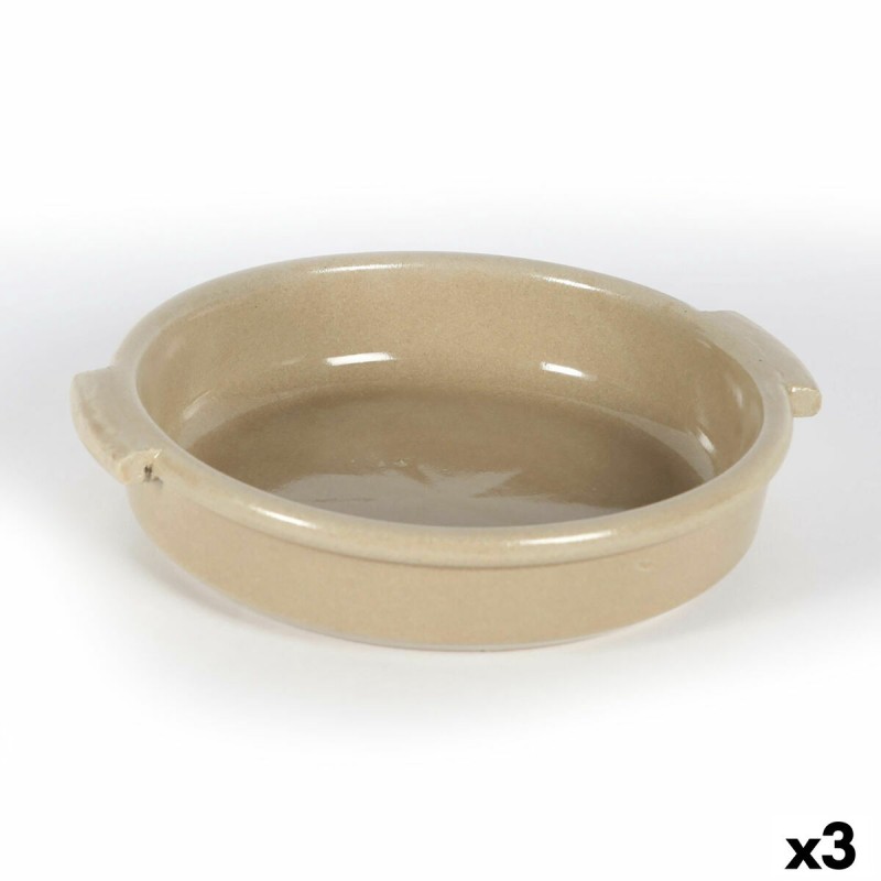 Casserole Anaflor Céramique Marron (Ø 21 cm) (3 Unités)